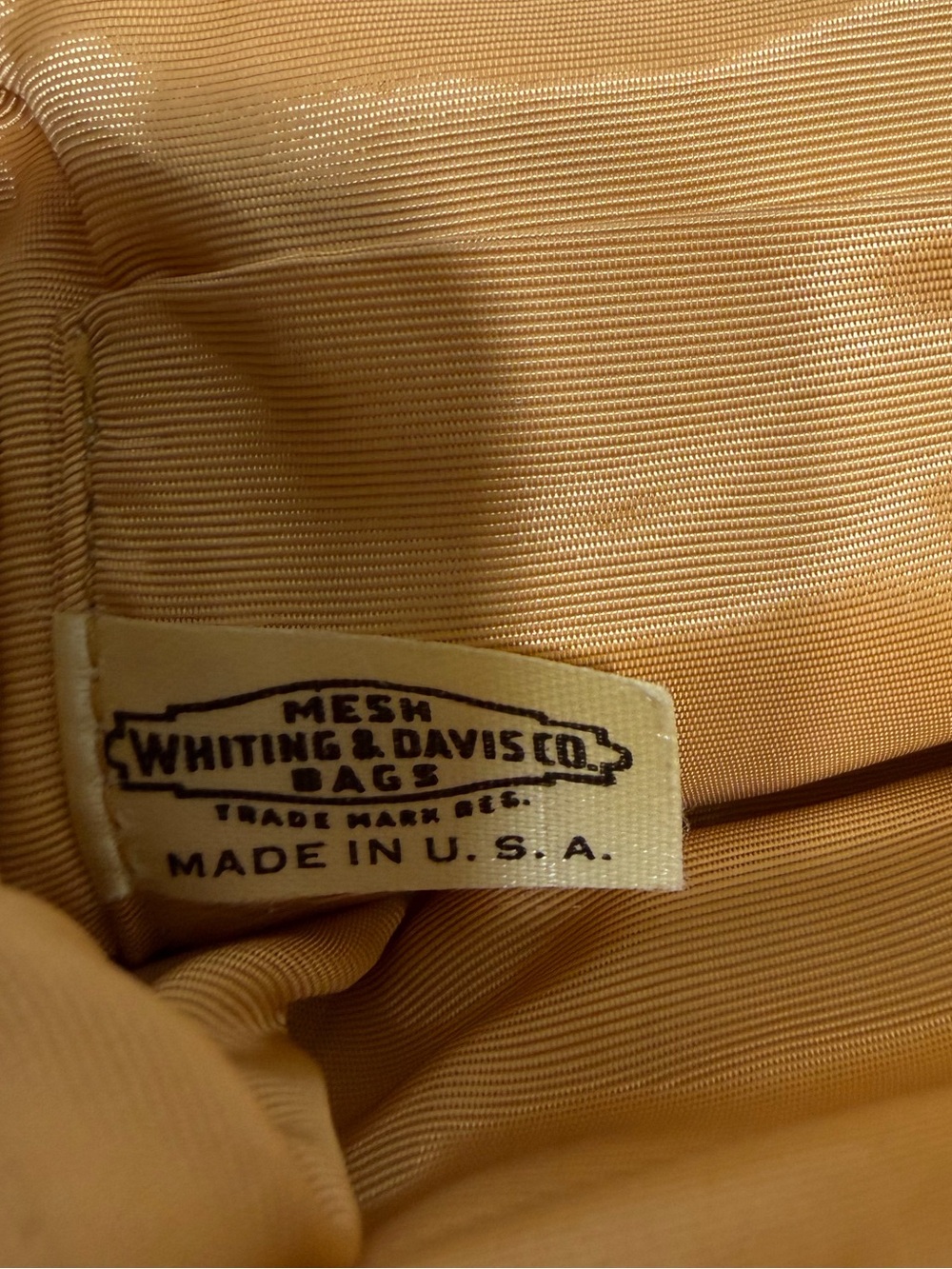 Whiting and Davis Gold Mini Handbag Vintage - Picture 9 of 11